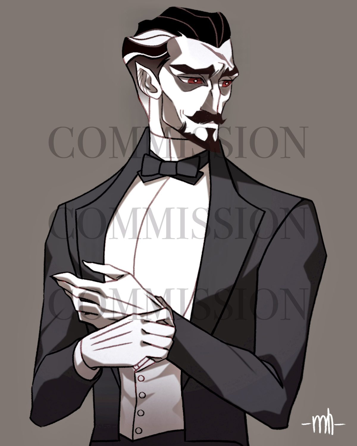 Commission, Dracula illustration